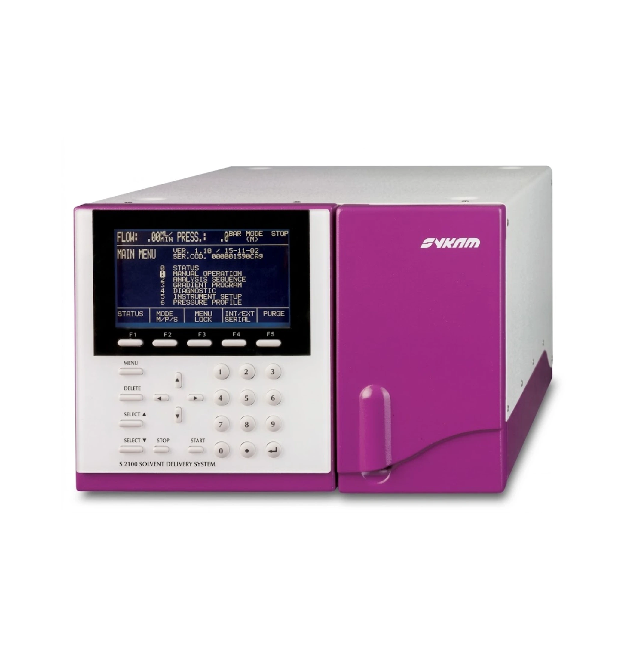Sykam S 2100 quaternary gradient solvent delivery system
