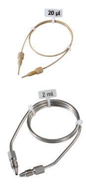 Sykam autosampler and fluidic connections on an analytical system